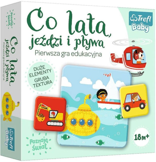 Baby gra co lata jeździ i pływa