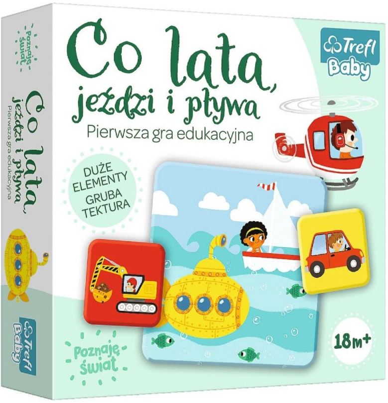 Baby gra co lata jeździ i pływa