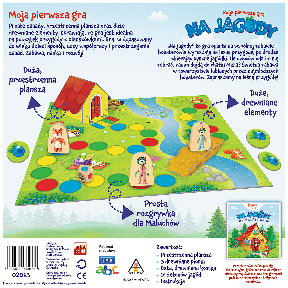 GRA Na jagody Moja pierwsza gra /Trefliki 02063