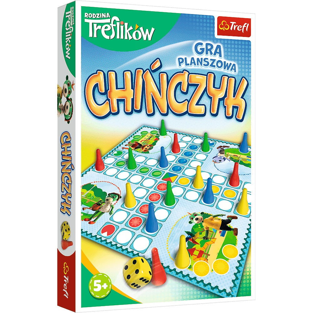 Gra chińczyk rodzina treflików