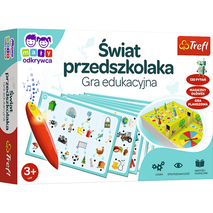 Mały odkrywca gra świat przedszkolaka magiczny ołówek