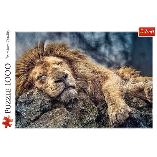 PUZZLE 1000 Śpiący lew 10447