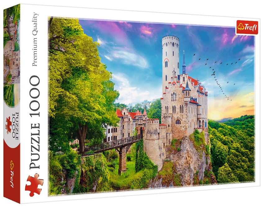 PUZZLE 1000 Zamek Lichtenstein, Niemcy 10497