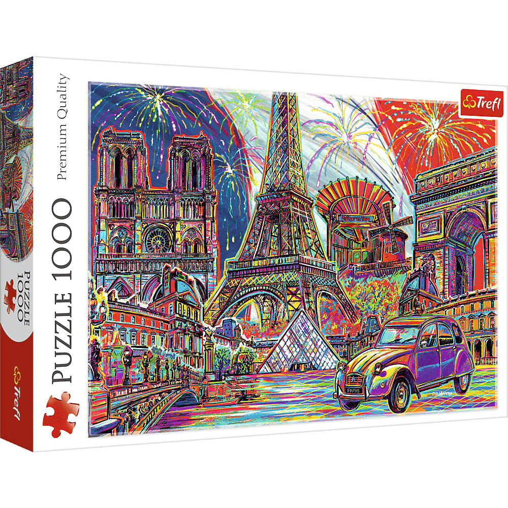 PUZZLE 1000 Kolory Paryża 10524