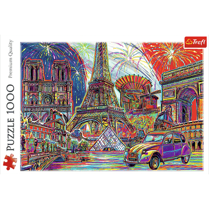 PUZZLE 1000 Kolory Paryża 10524