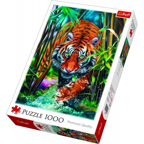 PUZZLE 1000 Drapieżny tygrys 10528