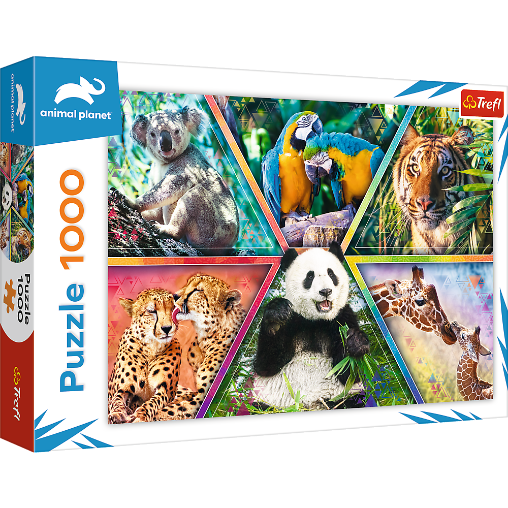 Puzzle 1000 królestwo zwierząt