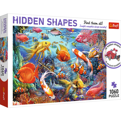 PUZZLE 1000 HiddenShapes Podwodne zycie 10676