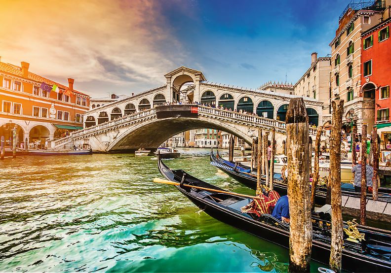 PUZZLE 1000 UFT Rialto Bridge Venice 10692