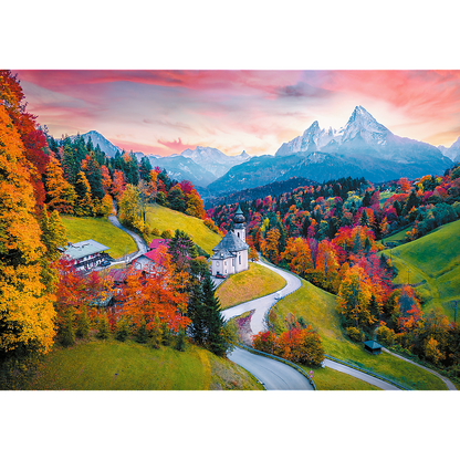 PUZZLE 1000 UFT At theFoot ofAlps Bav. 10703