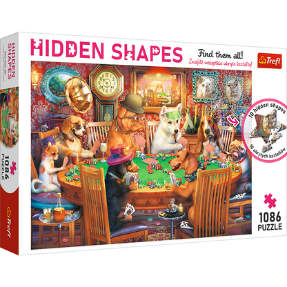 PUZZLE 1086 Hidden Shapes-Wieczór gier 10749