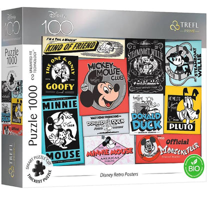 PUZZLE 1000 UFT Disney Retro Posters 10761