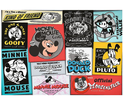 PUZZLE 1000 UFT Disney Retro Posters 10761