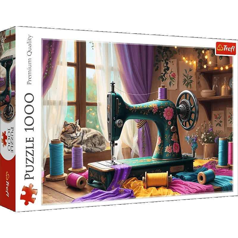 Puzzle 1000 el. Moja pracownia krawiecka