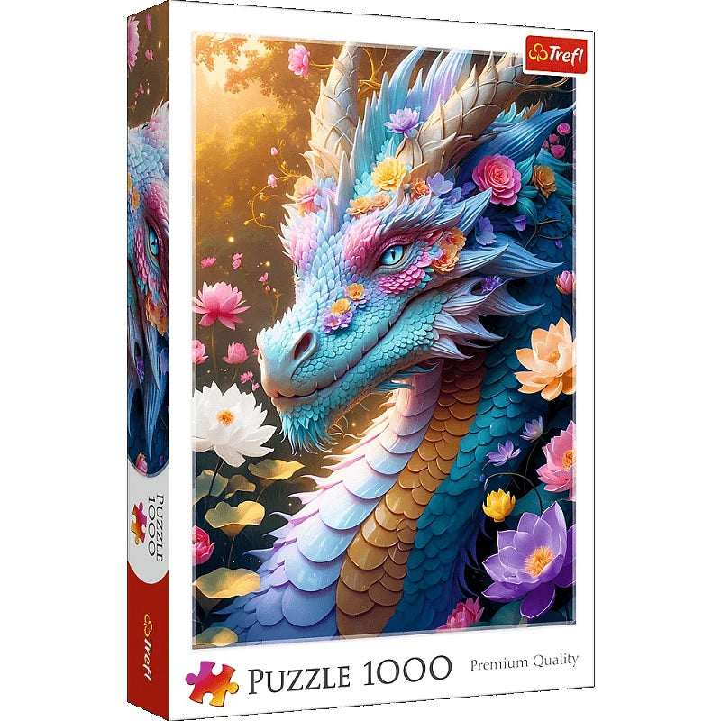 Puzzle 1000 elementów Kolorowy Smok