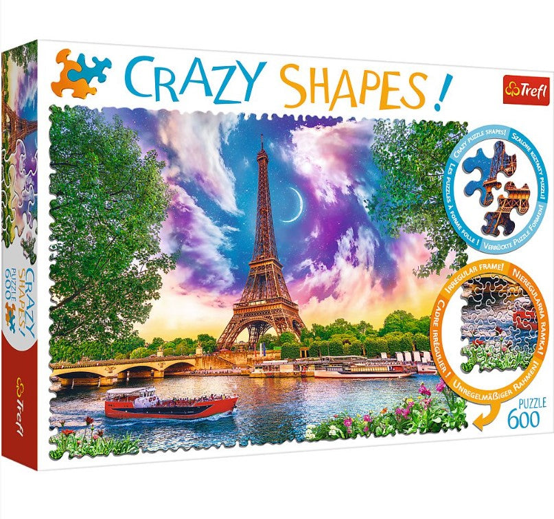 Puzzle 600 Niebo nad Paryżem - Crazy Shapes