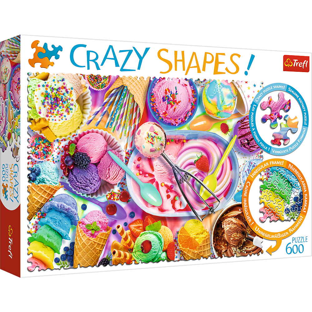 PUZZLE 600 CrazyShapes Słodkie marzenie 11119