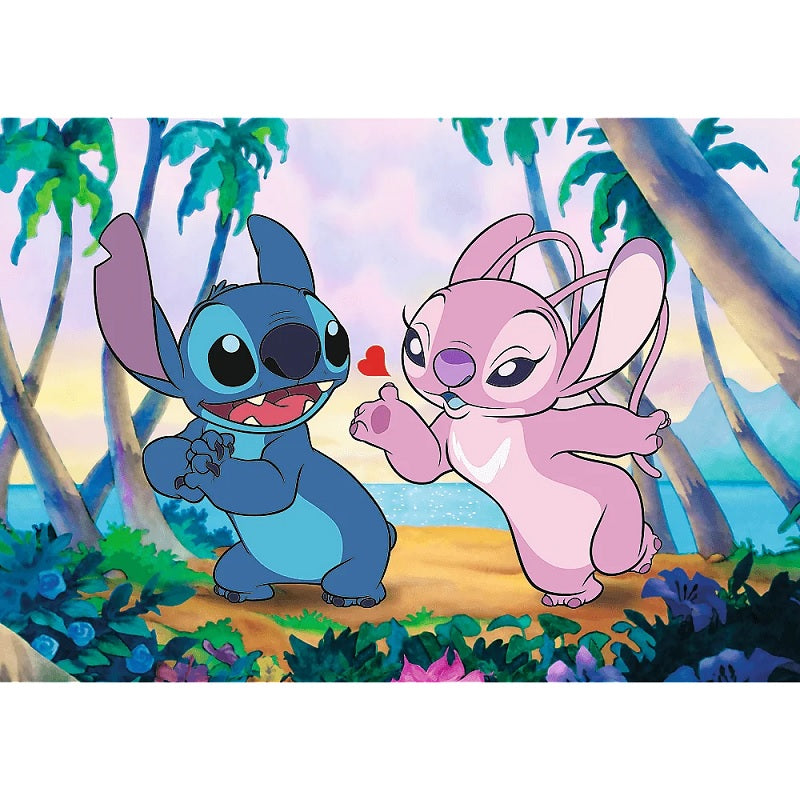 Puzzle Premium Plus Quality 1000 elementów Stitch i Angel