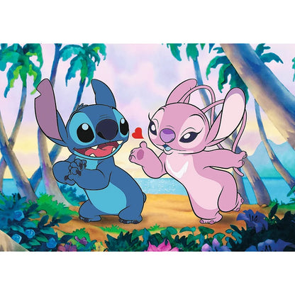 Puzzle Premium Plus Quality 1000 elementów Stitch i Angel