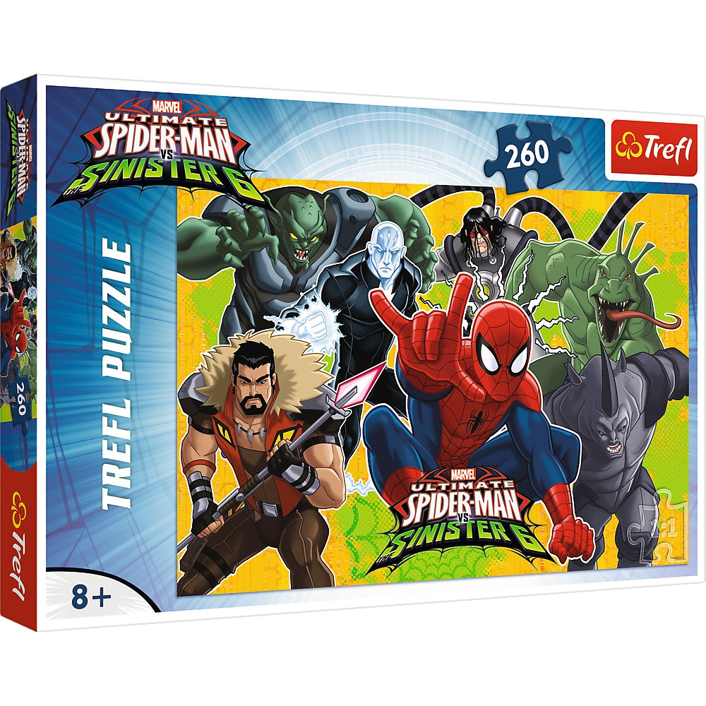 PUZZLE 260 Spider-Men w akcji /Marvel 13218