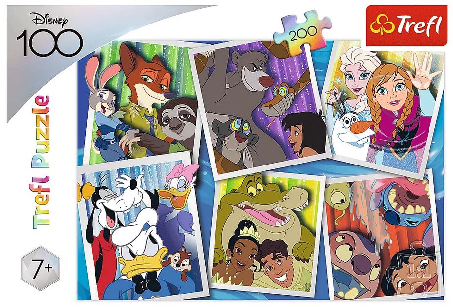 PUZZLE 200 Bohaterowie Disney 13299