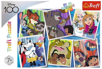 PUZZLE 200 Bohaterowie Disney 13299