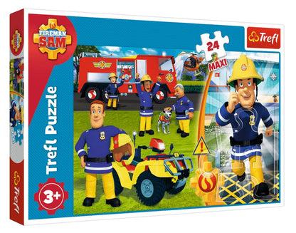 PUZZLE MAXI 24 Dzielny Strażak Sam 14290