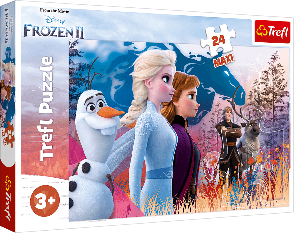 PUZZLE MAXI 24 Magiczna wyprawa Disney Frozen 2