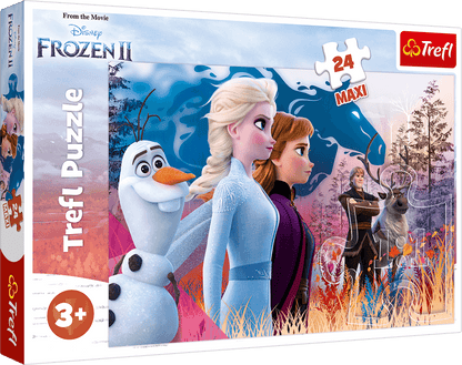 PUZZLE MAXI 24 Magiczna wyprawa Disney Frozen 2