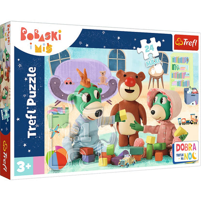 PUZZLE MAXI 24 Zabawy Treflików 14325