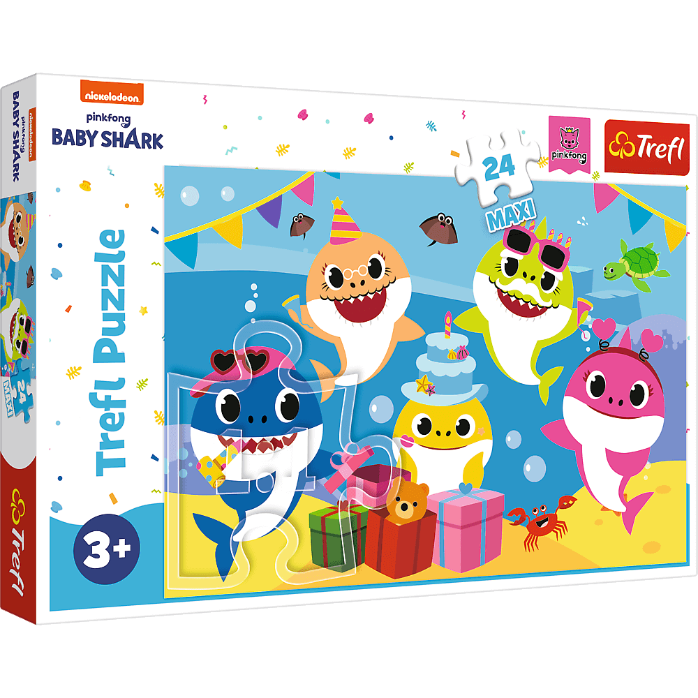 PUZZLE MAXI 24 Wesołe Baby Shark 14337