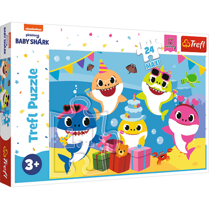 PUZZLE MAXI 24 Wesołe Baby Shark 14337