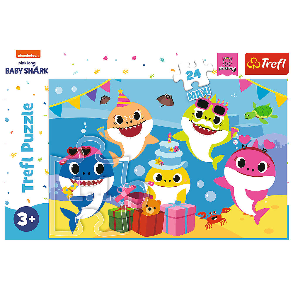 PUZZLE MAXI 24 Wesołe Baby Shark 14337