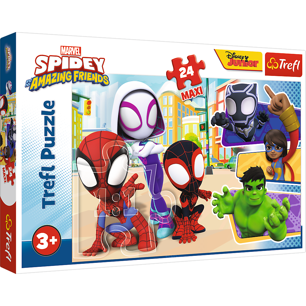 Puzzle maxi 24 elementy spidey i przyjaciele