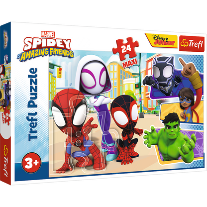 Puzzle maxi 24 elementy spidey i przyjaciele