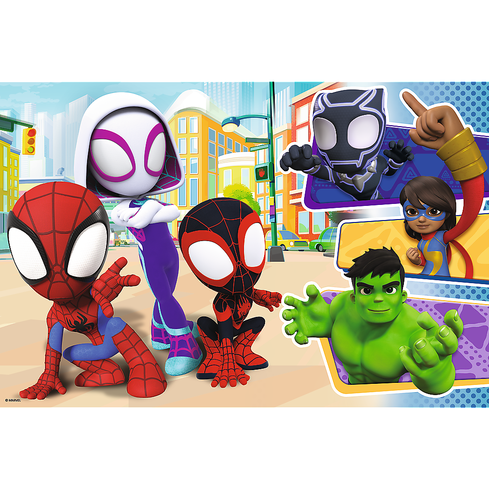 Puzzle maxi 24 elementy spidey i przyjaciele