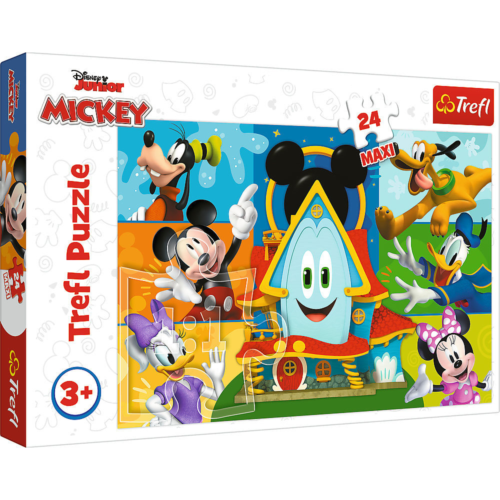 PUZZLE MAXI 24 Myszka Miki i przyjaciele 14351