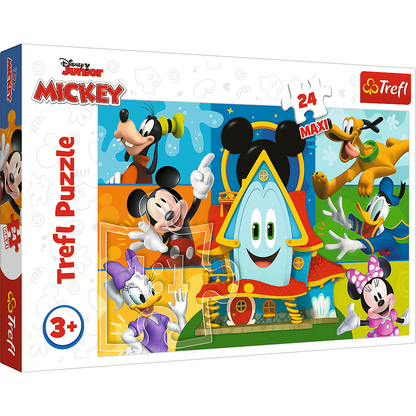 PUZZLE MAXI 24 Myszka Miki i przyjaciele 14351