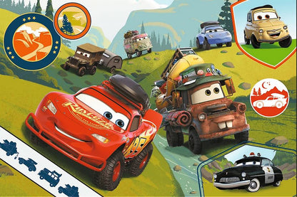 Puzzle Maxi 24 elementy Wesołe auta Disney Cars 3