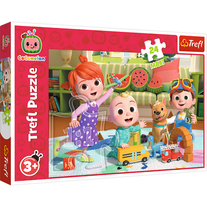 PUZZLE MAXI 24 Cocomelon, gotowi na przygodę 14363