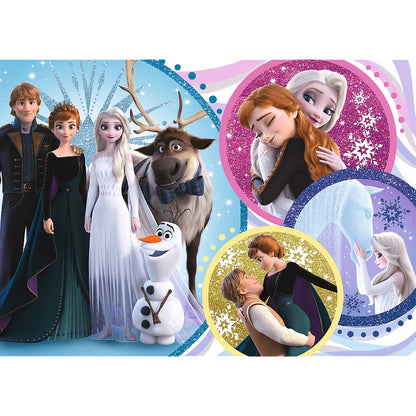 PUZZLE 100 Glitter W blasku miłości /Frozen2 14817