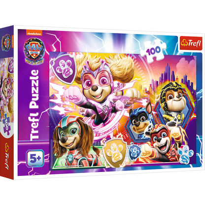 PUZZLE 100 Poznaj Mighty Pups / Psi Patr 16460