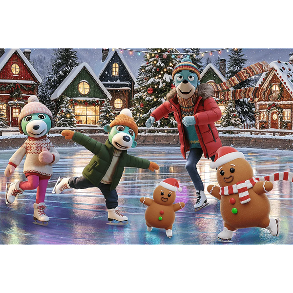 PUZZLE 100 XMAS Bert w bombkach 16539