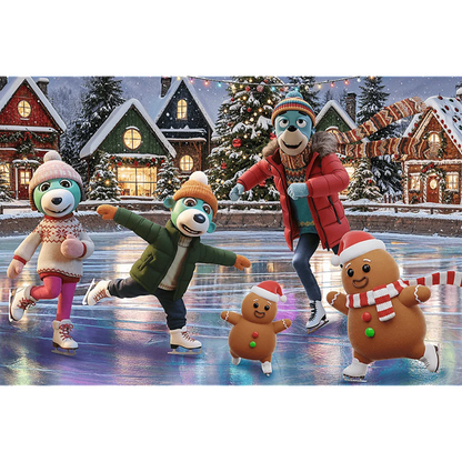 PUZZLE 100 XMAS Bert w bombkach 16539