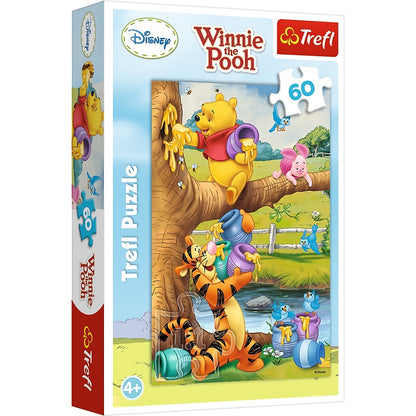 Disney kubuś puchatek puzzle 60 małe co nieco