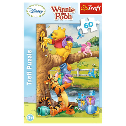 Disney kubuś puchatek puzzle 60 małe co nieco