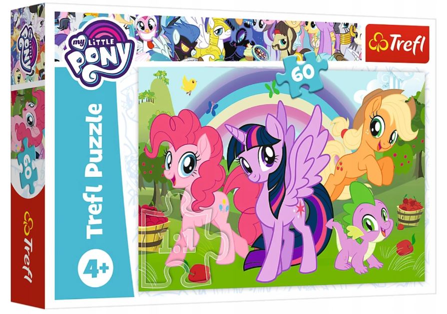 PUZZLE 60 Tęczowa przyjaźń /MLP Hasbro 17323