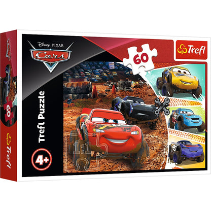 Puzzle 60 zygzak mcqueen z przyjaciółmi cars 3