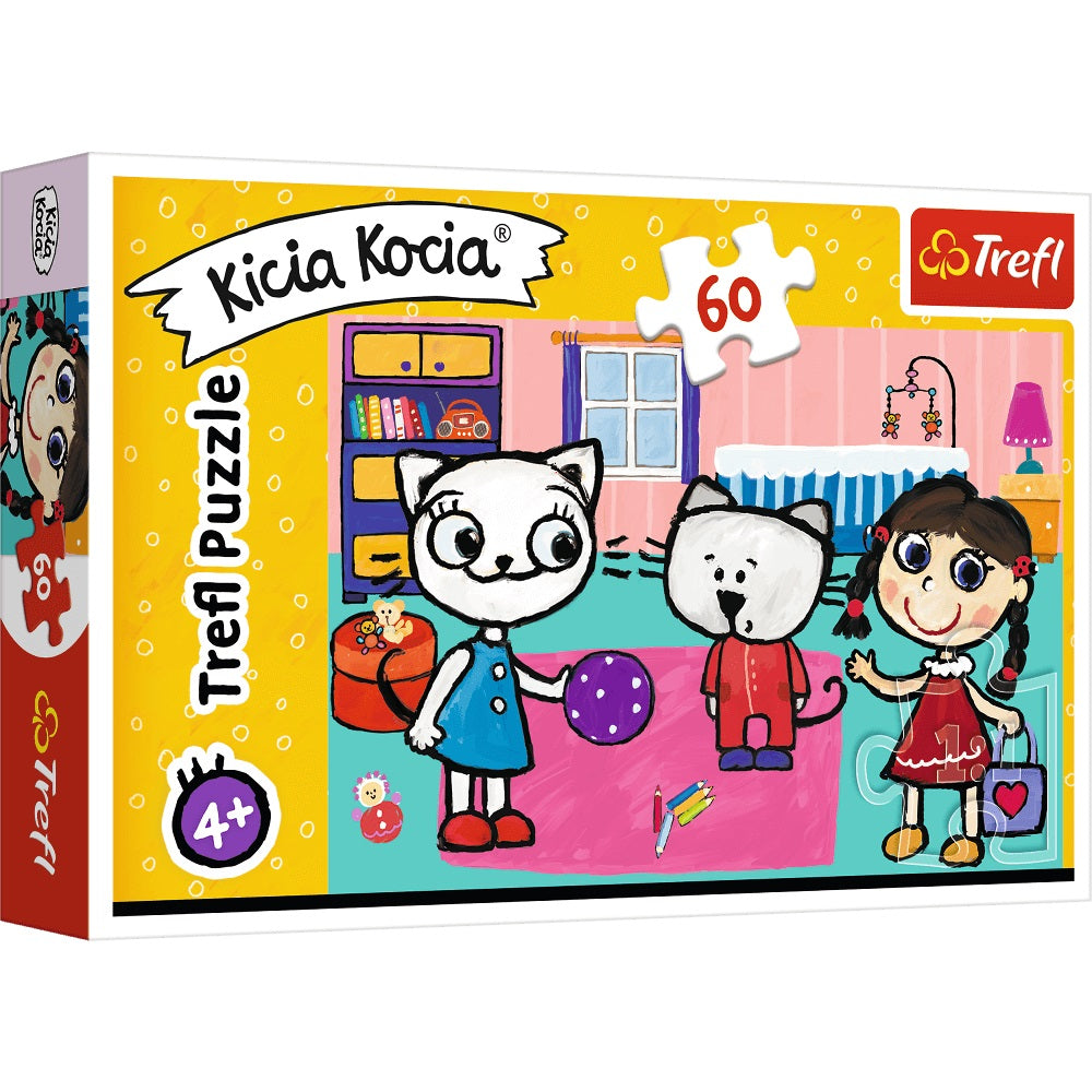 PUZZLE 60 Kicia Kocia z przyjaciółmi 17343