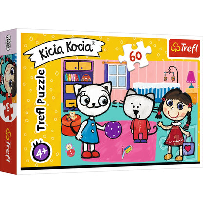 PUZZLE 60 Kicia Kocia z przyjaciółmi 17343